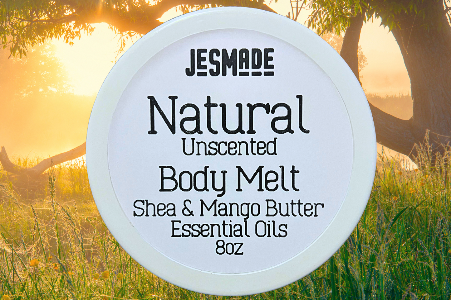 Body Melt - Natural Unscented 8oz
