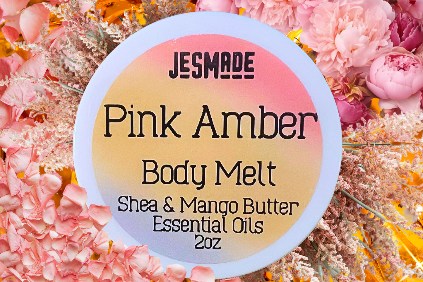 Body Melt - Pink Amber 1.5oz Travel Size